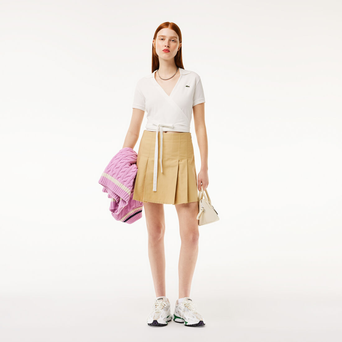 Crossover Stretch Pique Polo Shirt Crossover Stretch Pique Polo Shirt