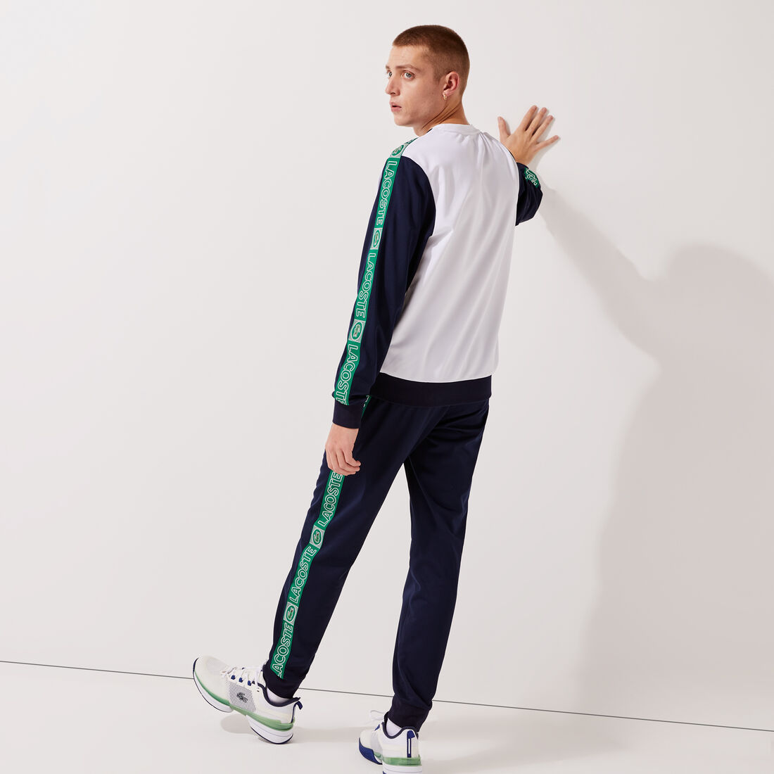 Men's Lacoste SPORT Branded Bands Tracksuit Trousers Men's Lacoste SPORT Branded Bands Tracksuit Trousers