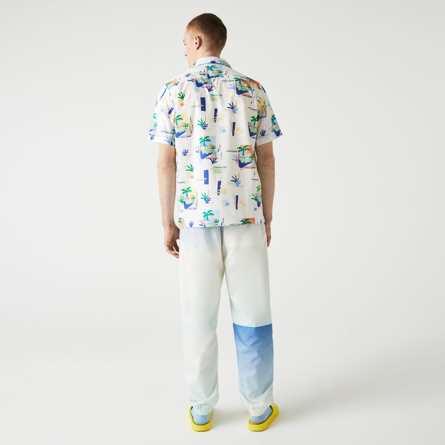 قميص هاواي قطن فوال بنقشة للرجال قميص هاواي قطن فوال بنقشة للرجال