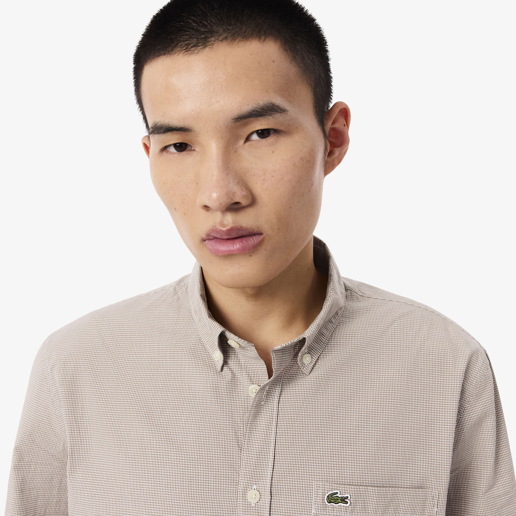 Regular Fit Gingham Poplin Shirt