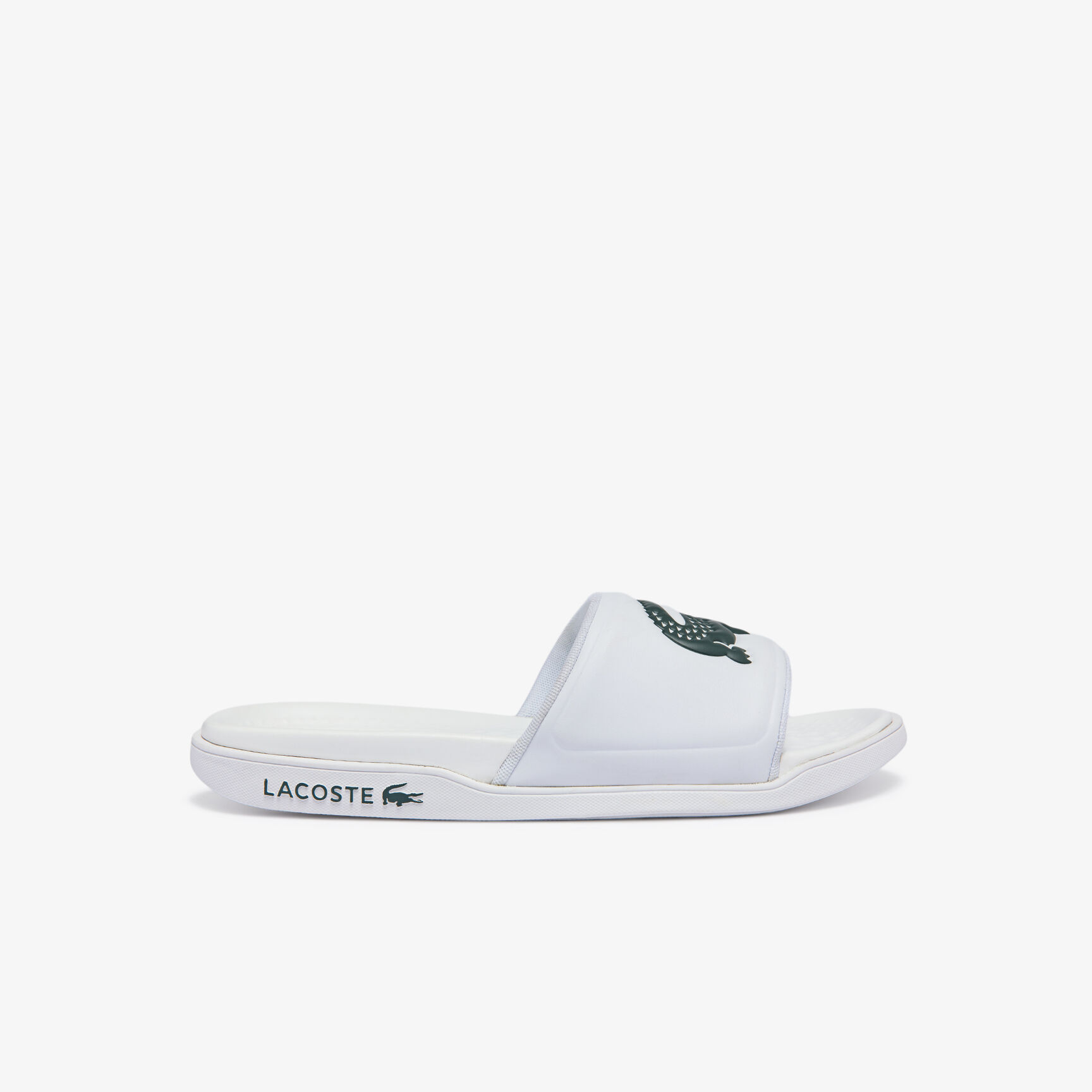 Men's Croco Dualiste Synthetic Logo Strap Slides