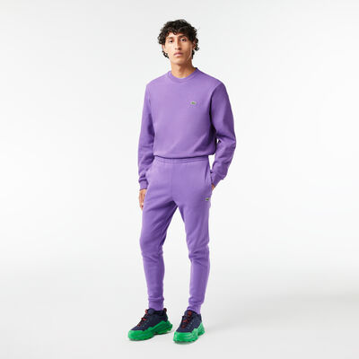 Men's Lacoste Slim Fit Organic Cotton Fleece Jogger Trackpants