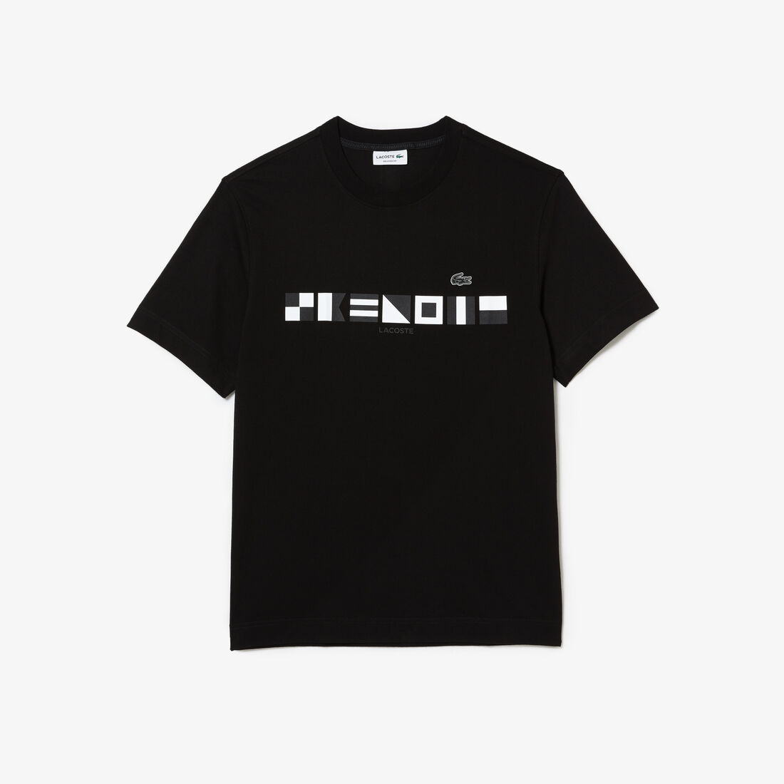 تيشيرت لاكوست مطبوع بقصة مريحة للرجال تيشيرت لاكوست مطبوع بقصة مريحة للرجال