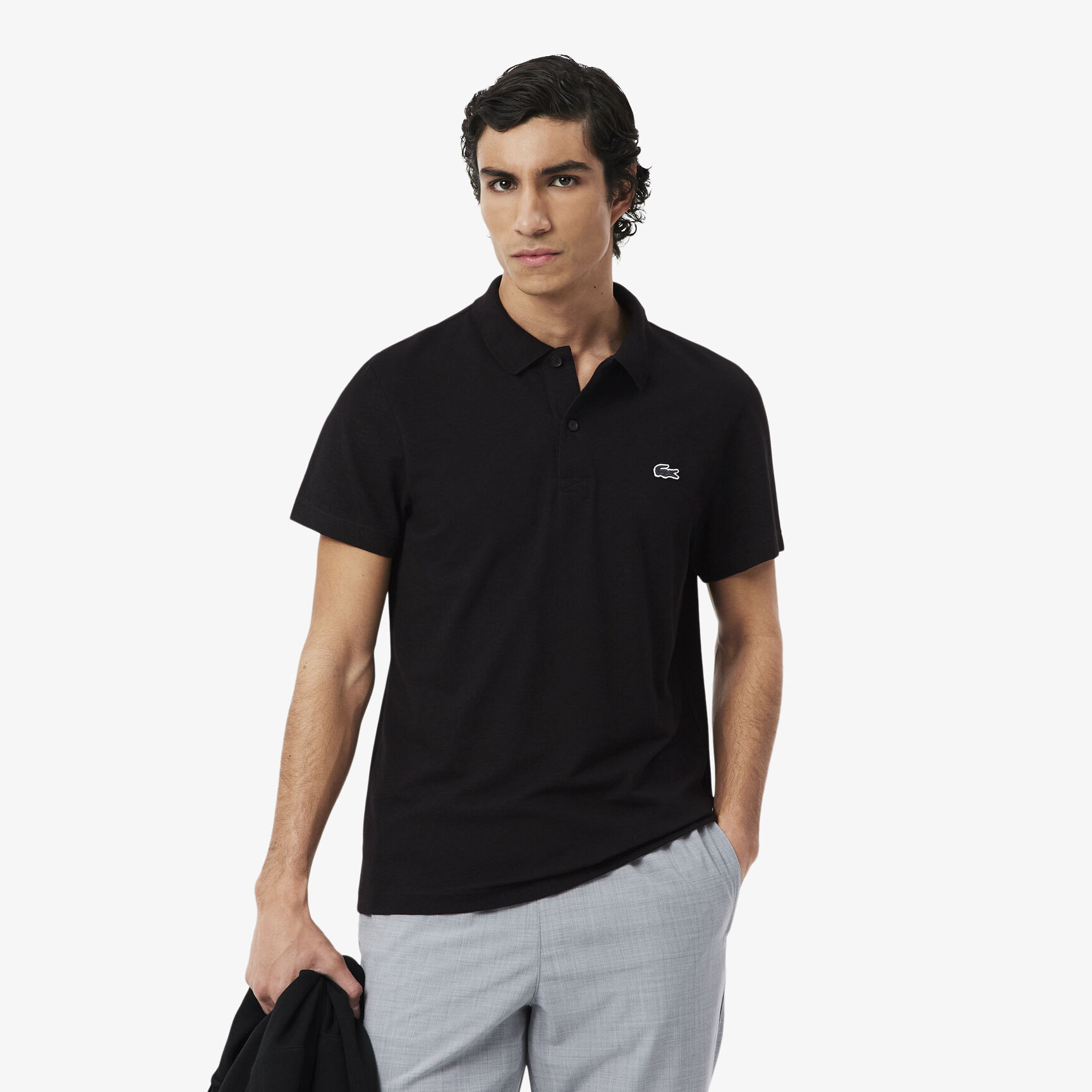 Regular Fit Cotton Blend Polo Shirt Regular Fit Cotton Blend Polo Shirt