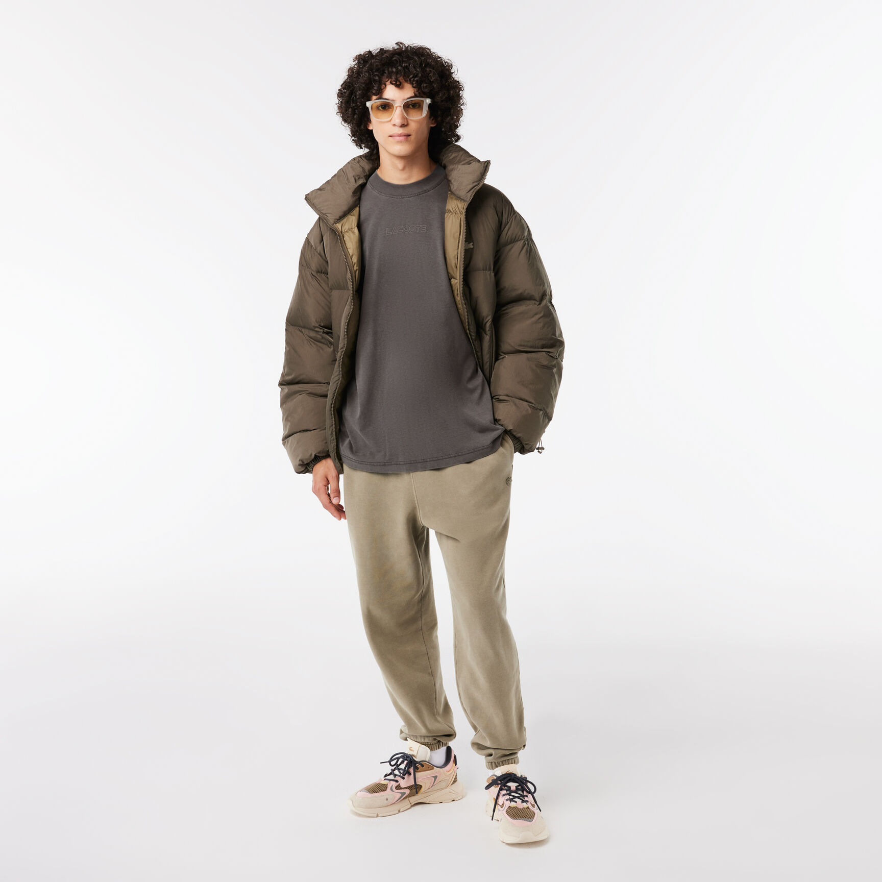 تي شيرت بشعار التمساح الأيقوني بقصّة عادية تي شيرت بشعار التمساح الأيقوني بقصّة عادية