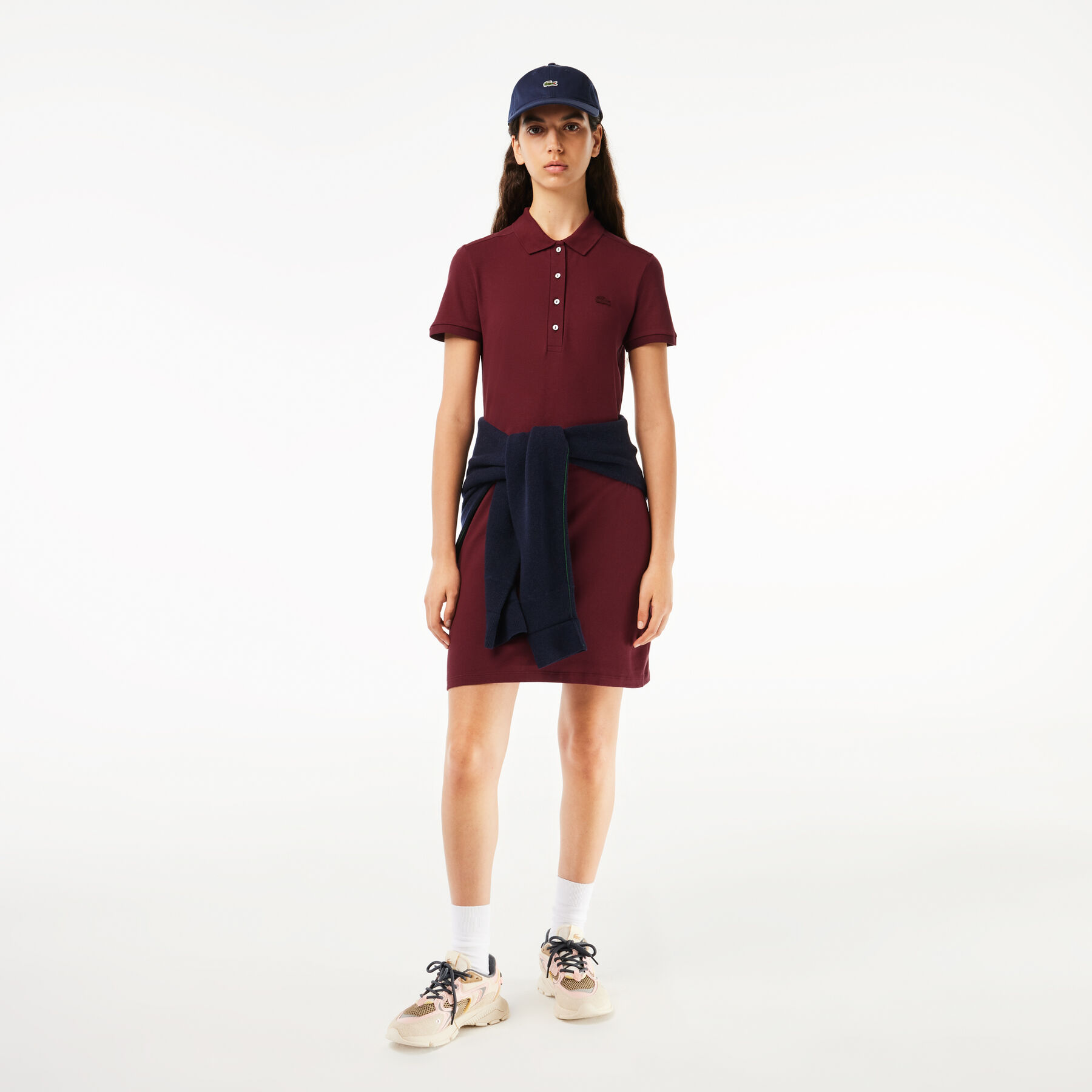 Slim Fit Stretch Petit Pique Polo Dress Slim Fit Stretch Petit Pique Polo Dress