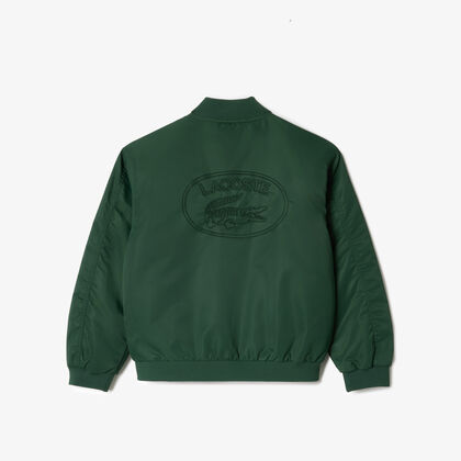 Kids' Lacoste Nylon Colour-block Teddy Jacket