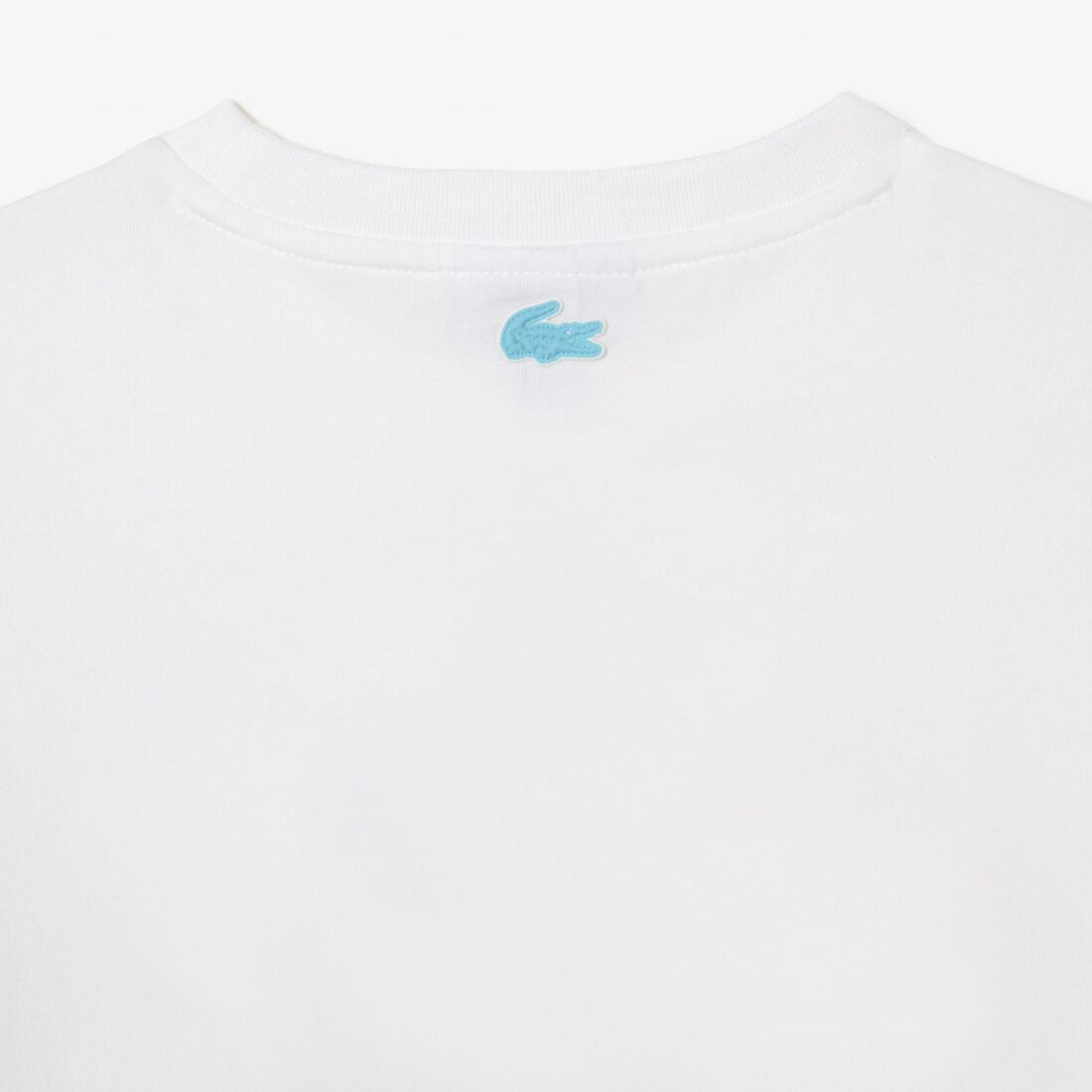 تي شيرت جيرسيه قطن مزين باسم الماركة تي شيرت جيرسيه قطن مزين باسم الماركة