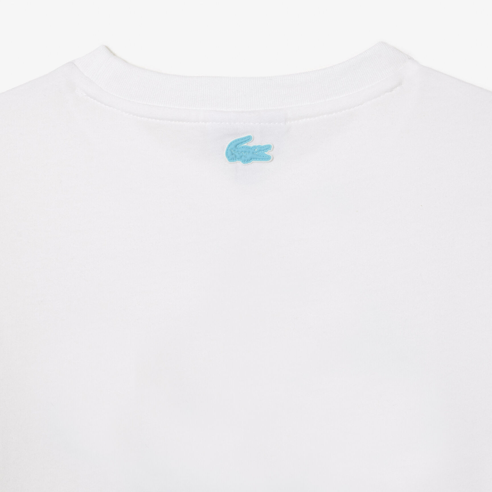 تي شيرت جيرسيه قطن مزين باسم الماركة تي شيرت جيرسيه قطن مزين باسم الماركة