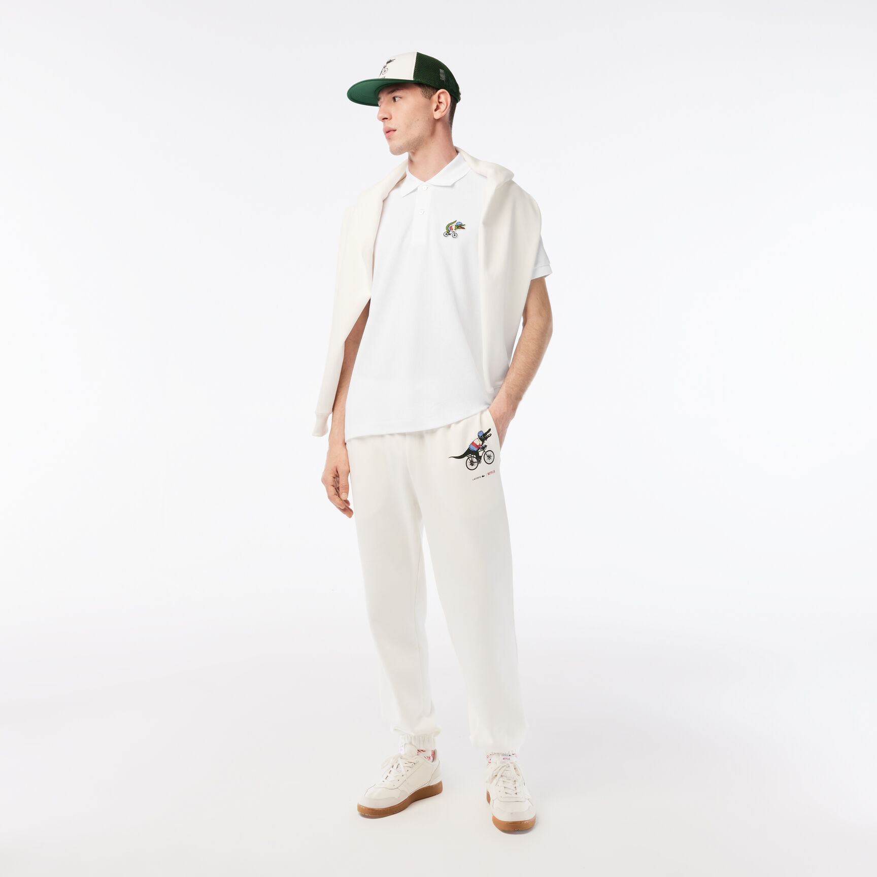 Men&rsquo;s Lacoste x Netflix Organic Cotton Polo Shirt