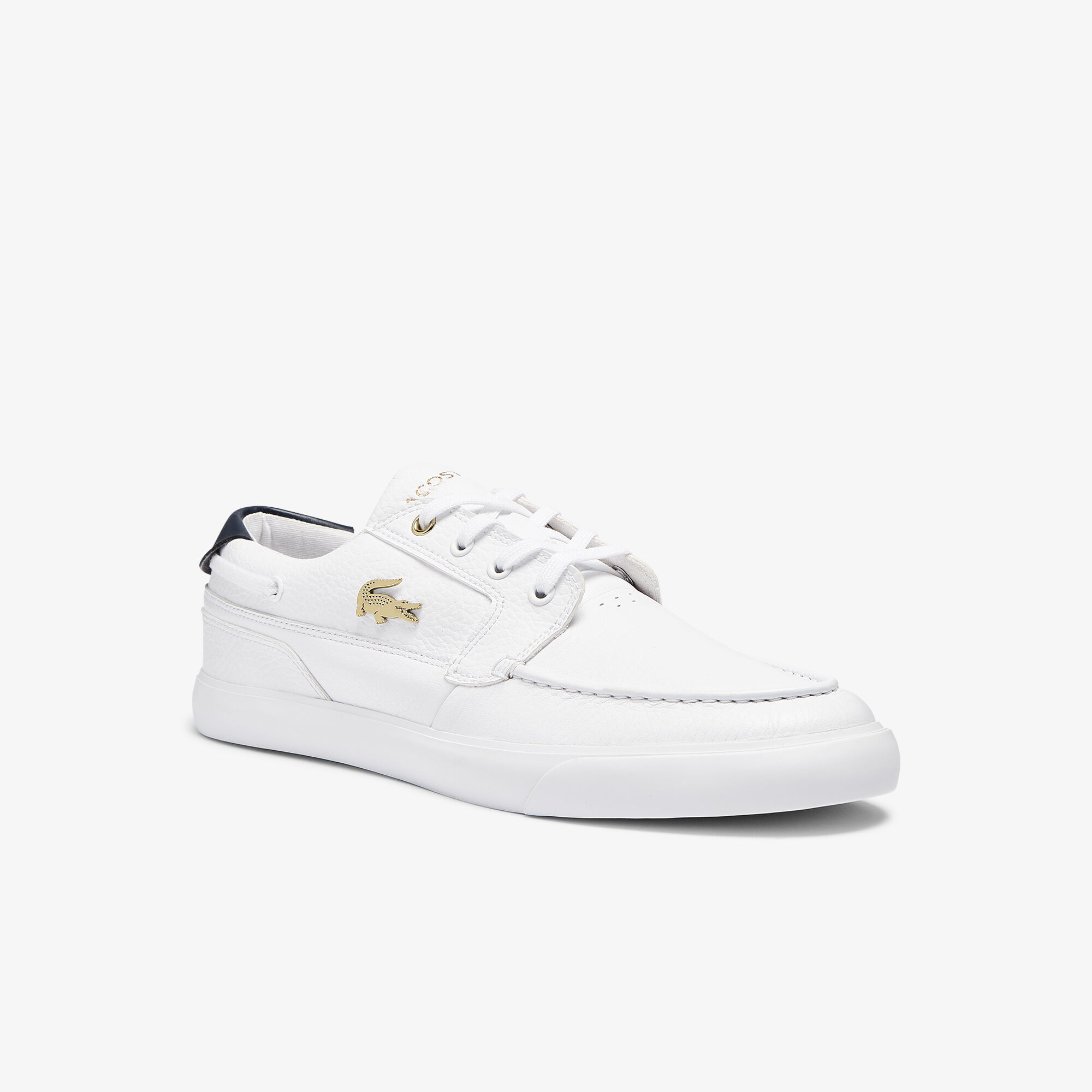 Buy Men s Bayliss Deck Leather Trainers Lacoste SA