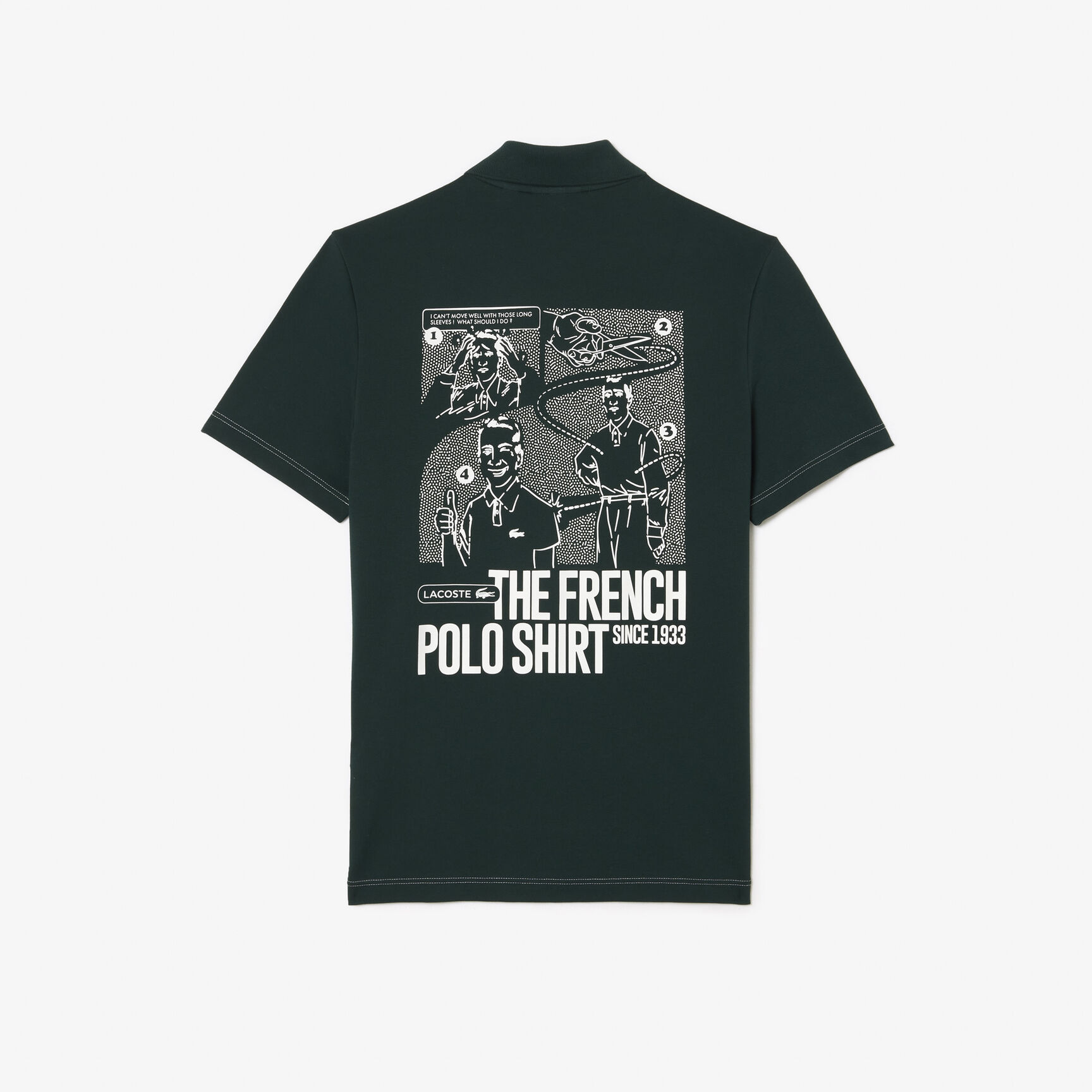 Back and Front Print Lacoste Movement Polo Shirt Back and Front Print Lacoste Movement Polo Shirt