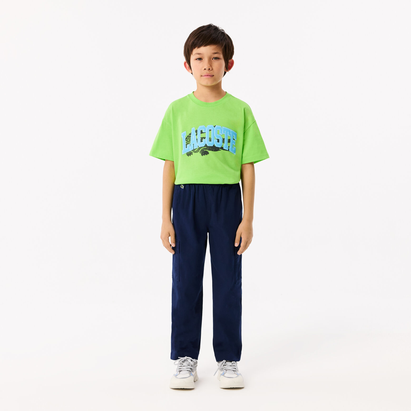 Lightweight Cotton Gabardine Cargo Pants