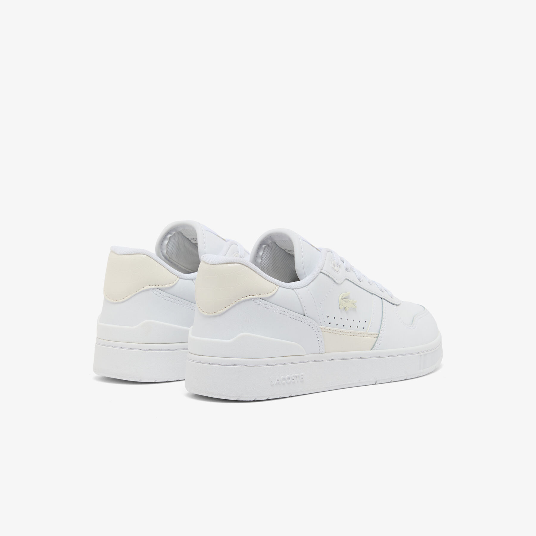 lacoste women s t clip set leather sneakers
