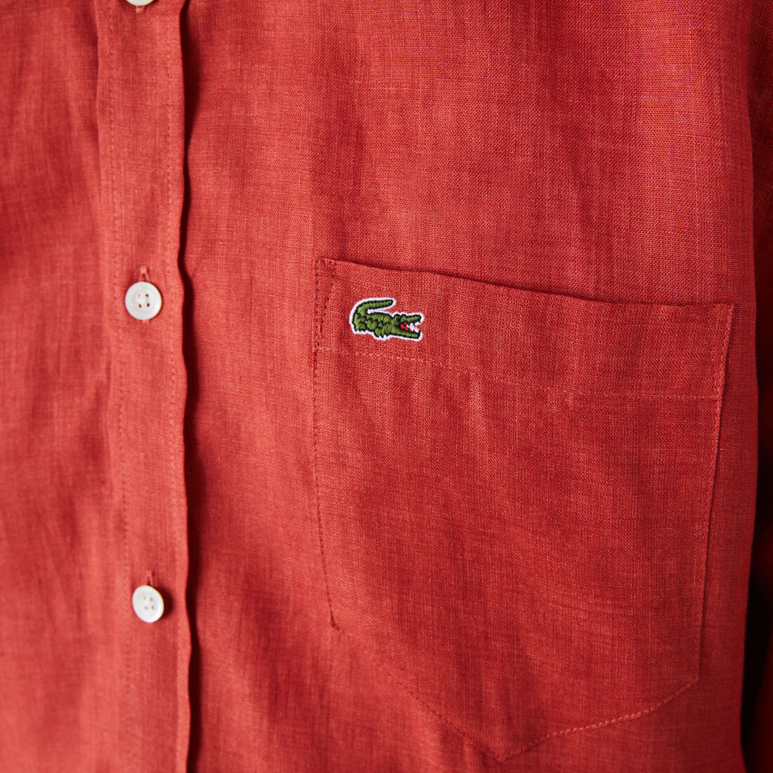 قميص كتان بقصة عادية للرجال قميص كتان بقصة عادية للرجال