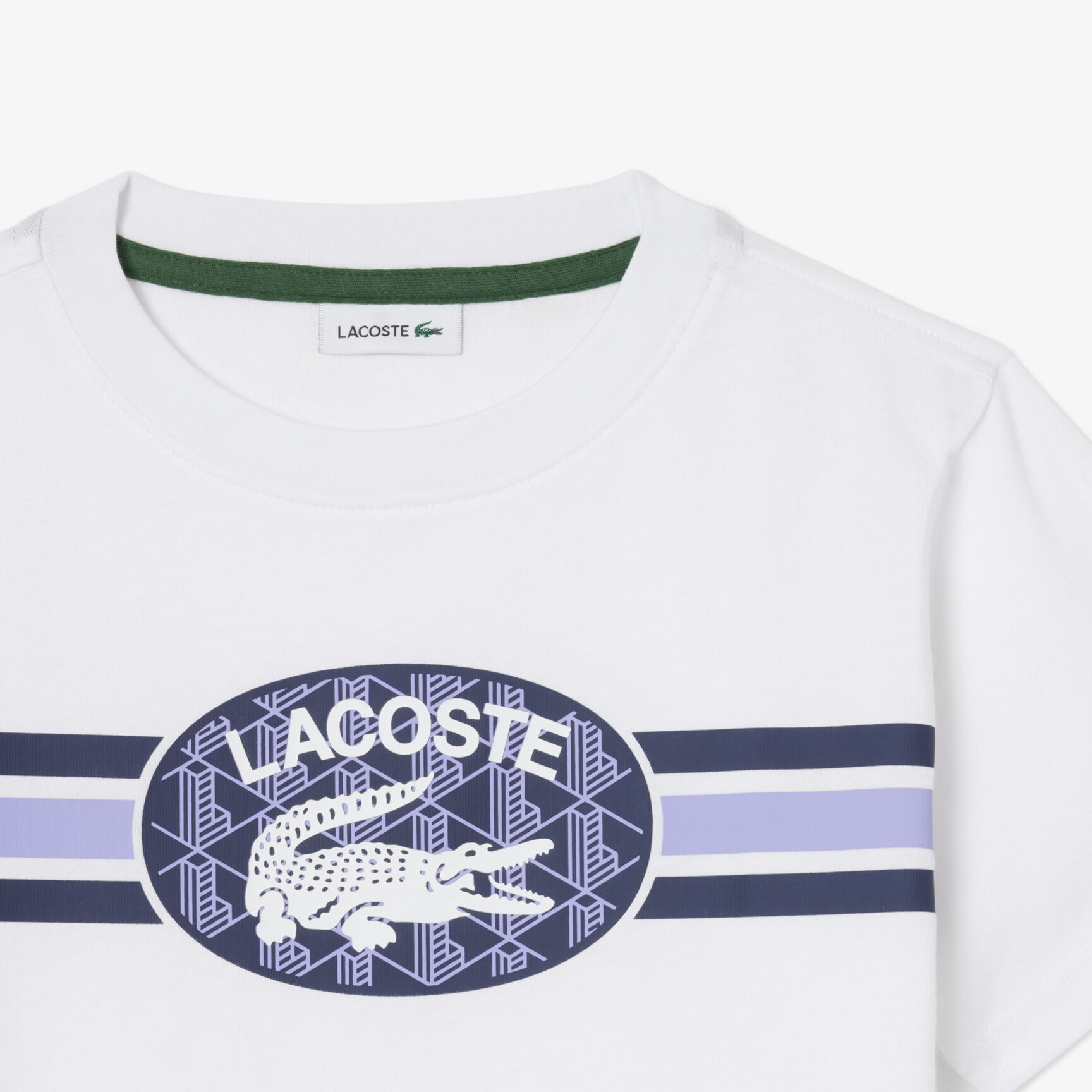 Monogram Print Cotton T-shirt