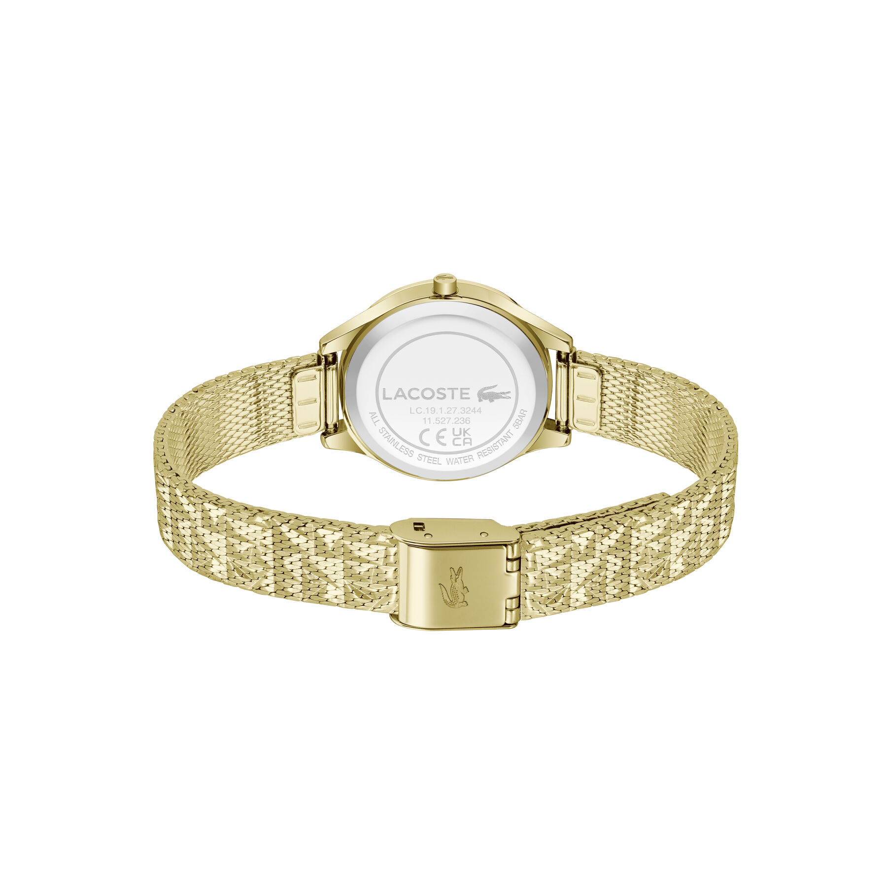 Thin Gold-Plated Steel Women's Watch lacoste thin gold plated steel women s watch