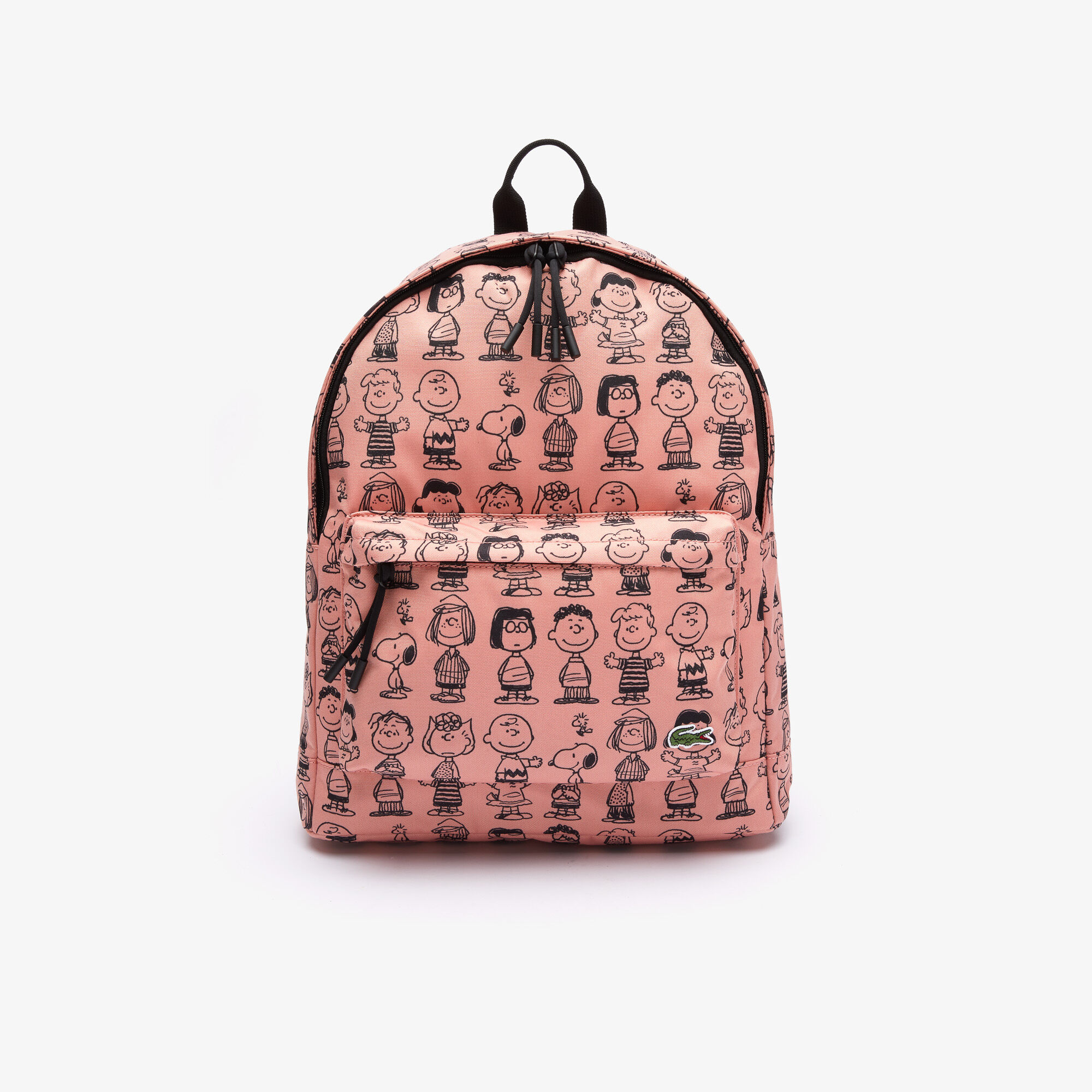 Lacoste pink backpack top