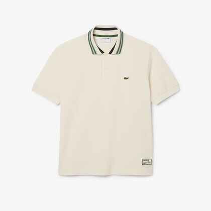 قميص بولو كلاسيكي مخطط من صنع فرنسي