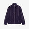 Oversized Zipped Velour Sweatshirt