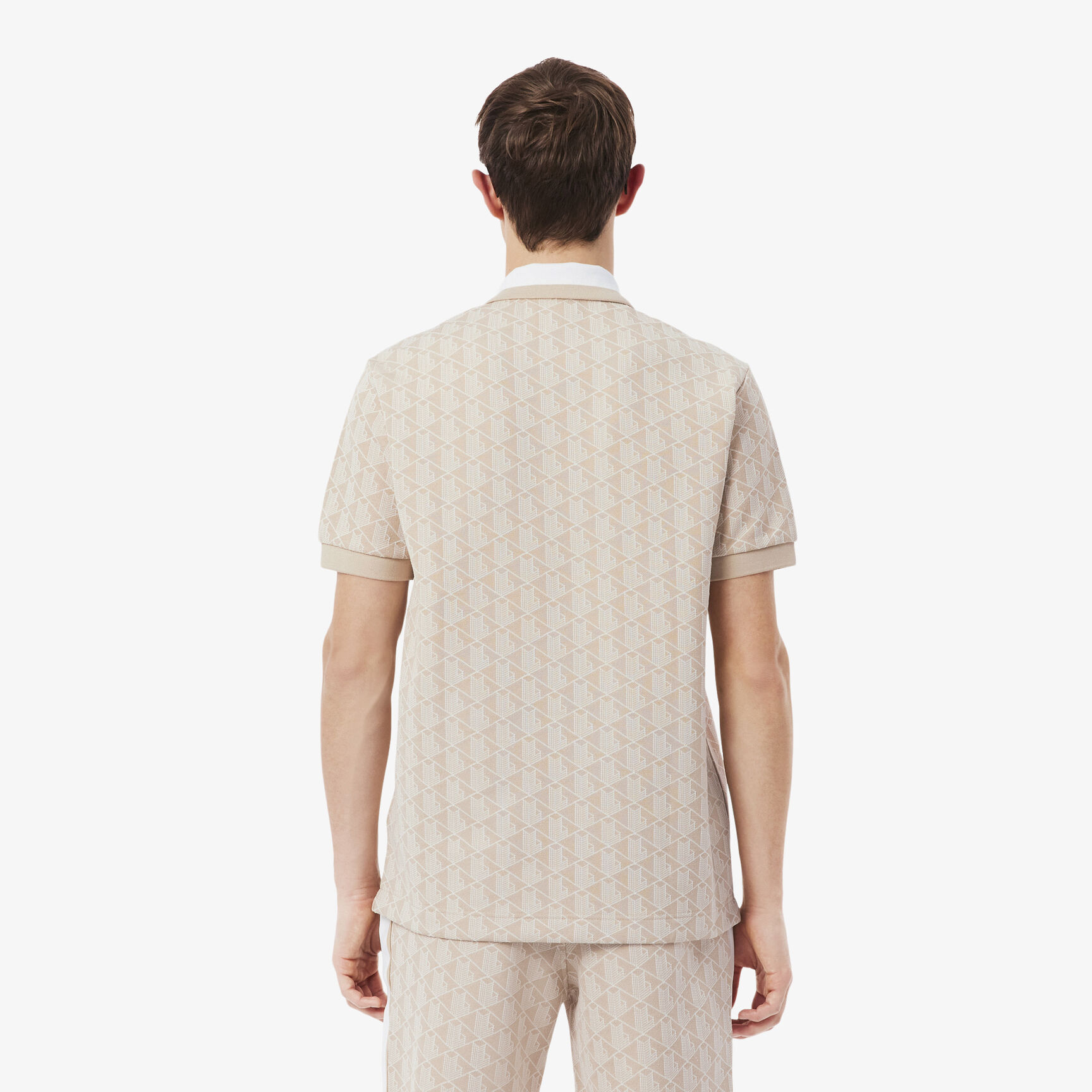 Classic Fit Monogram Jacquard Polo Shirt Classic Fit Monogram Jacquard Polo Shirt