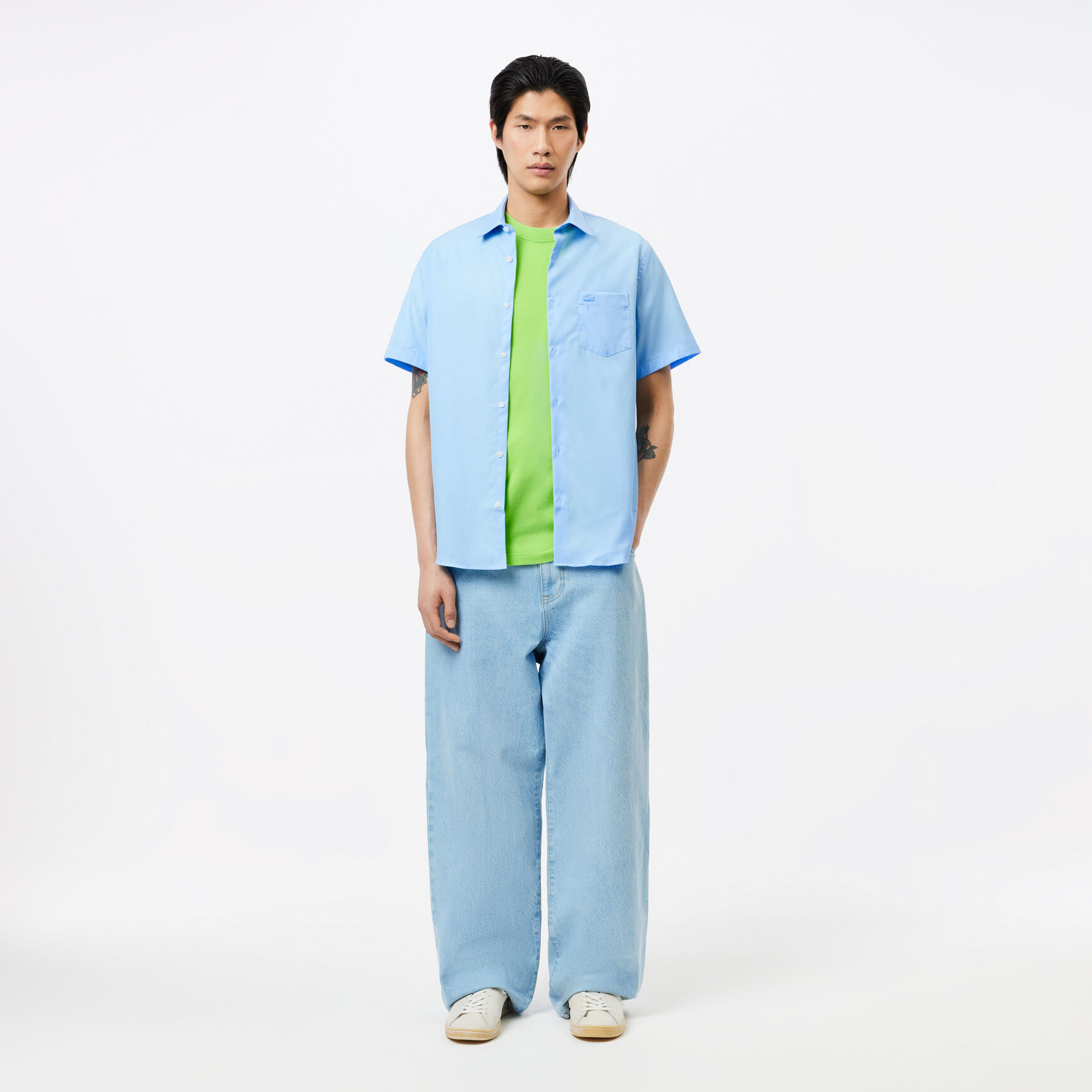 Regular Fit Short Sleeved Cotton Shirt