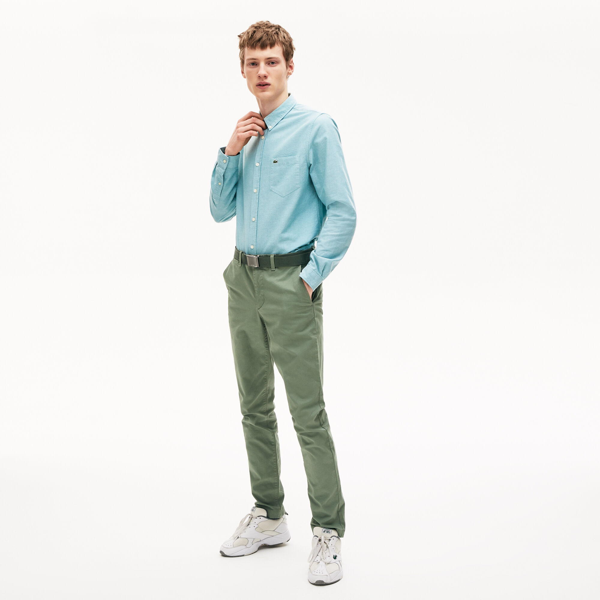 Buy Men s Slim Fit Stretch Gabardine Chino Pants Lacoste SA