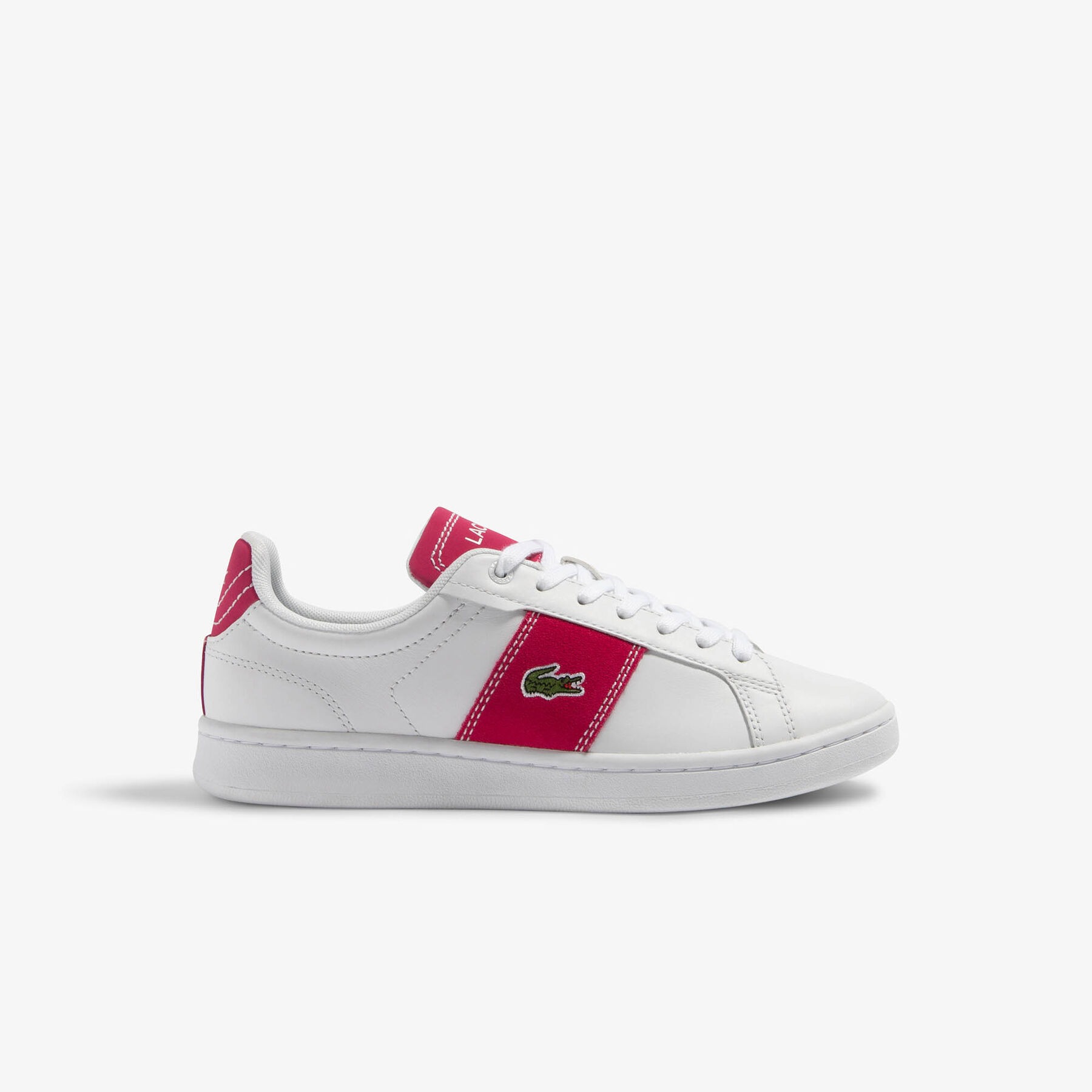 Women's Carnaby Pro CGR Bar Contrast Leather Trainers lacoste women s carnaby pro cgr bar contrast leather trainers