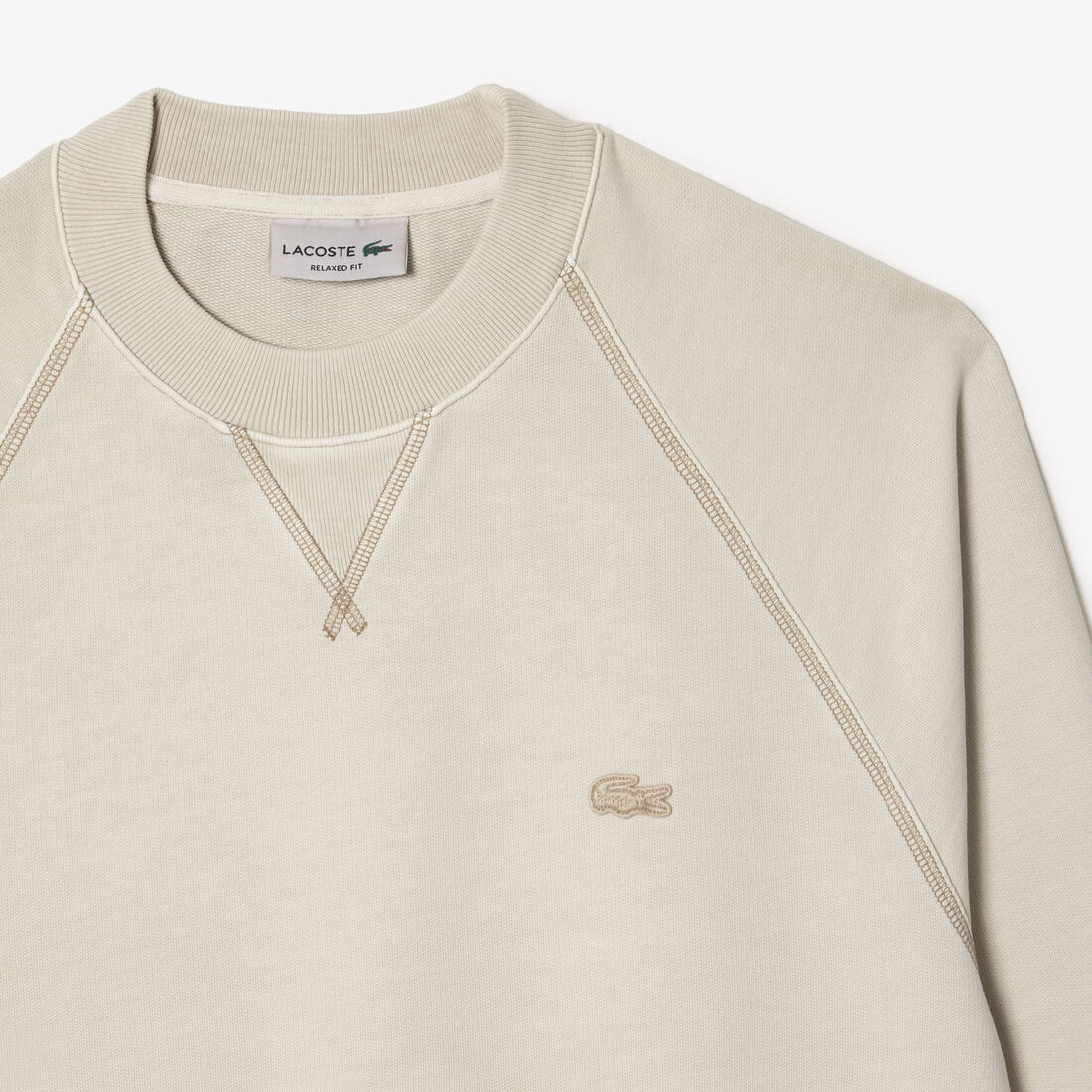 Men’s Lacoste Round Neck Organic Cotton Sweatshirt Men’s Lacoste Round Neck Organic Cotton Sweatshirt