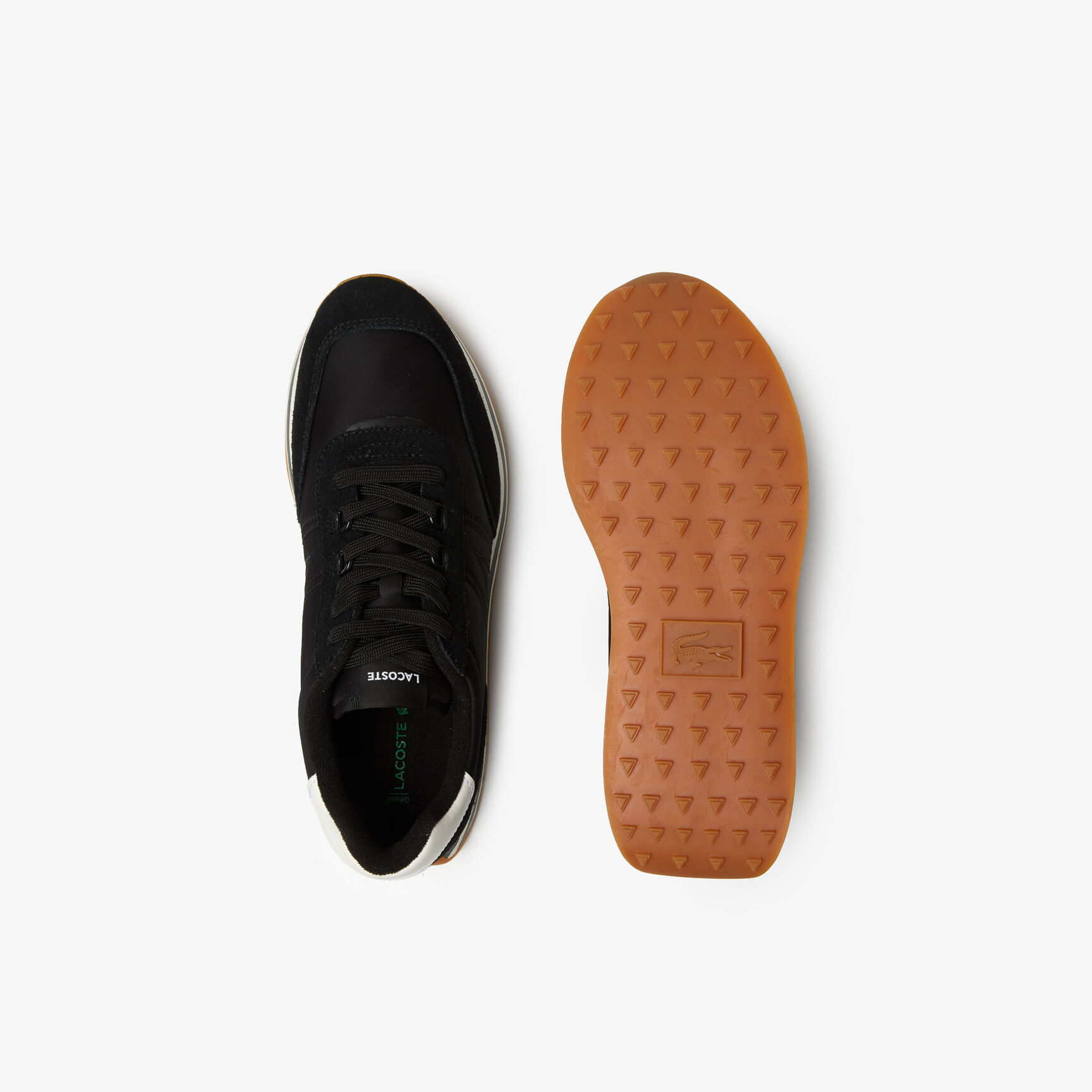 Men's Lacoste L-Spin Leather Colour Contrast Trainers