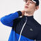 men s lacoste sport colourblock resistant piqu  zip sweatshirt