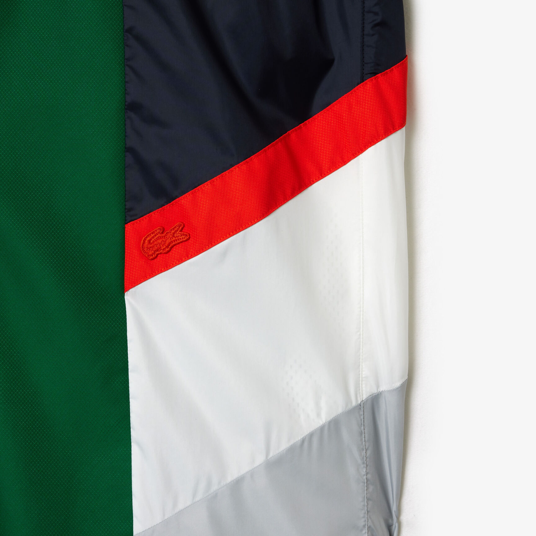 Mixed Material Colourblock Sportsuit Track Pants