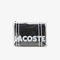 lacoste unisex contrast print collapsible weekend bag