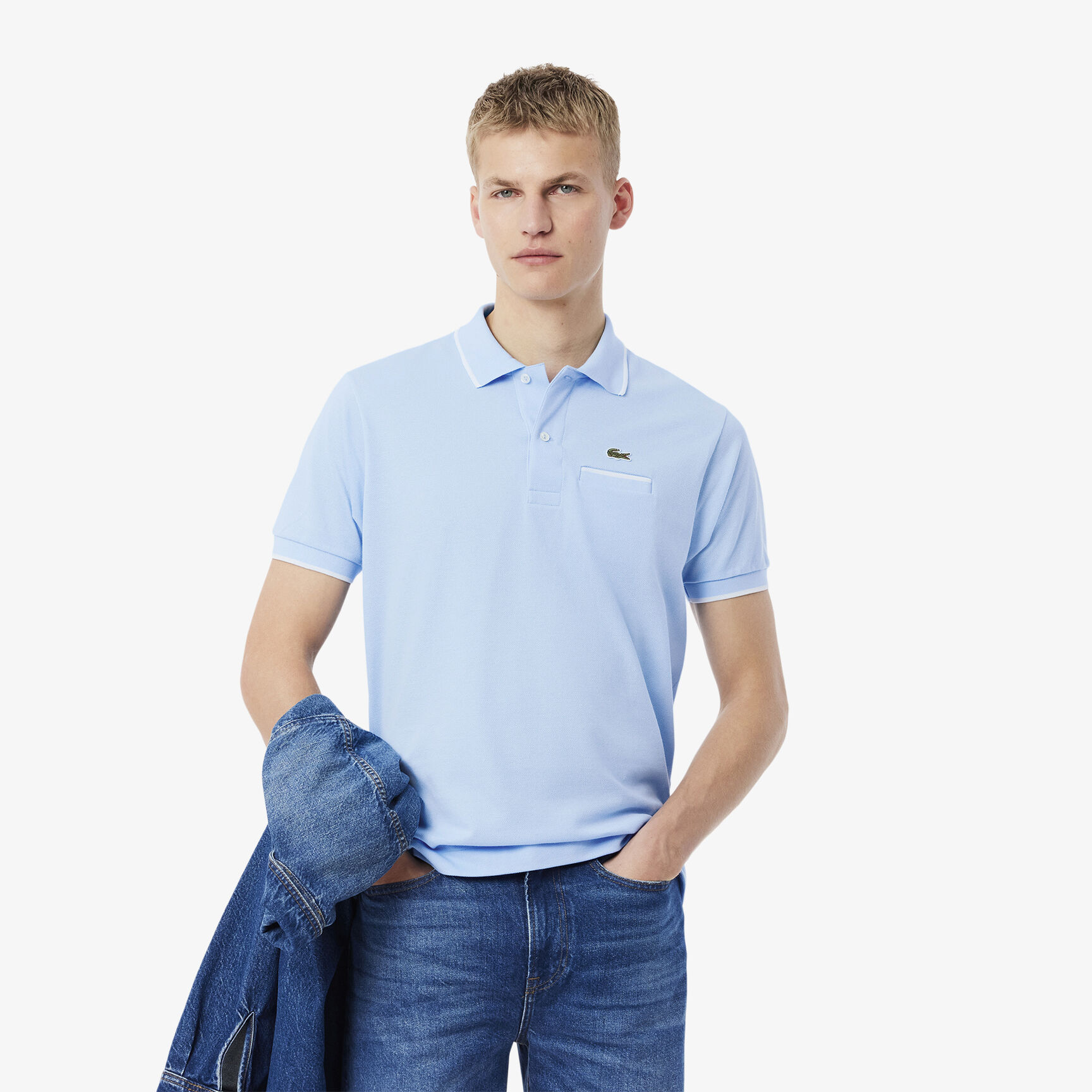 Classic Fit Pocket Accent L.12.12 Polo Shirt