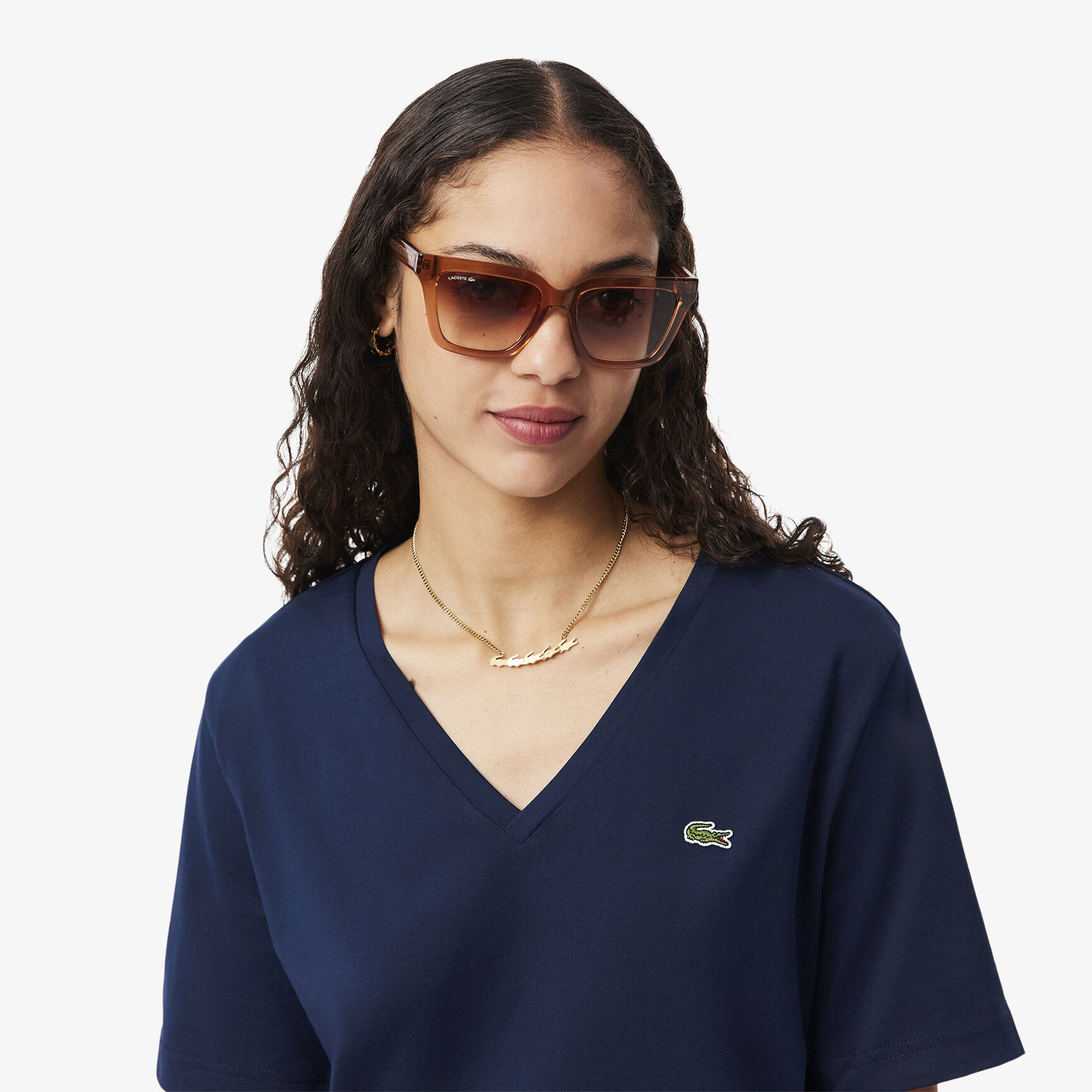 Relaxed Fit Soft Cotton V Neck T-shirt Relaxed Fit Soft Cotton V Neck T-shirt