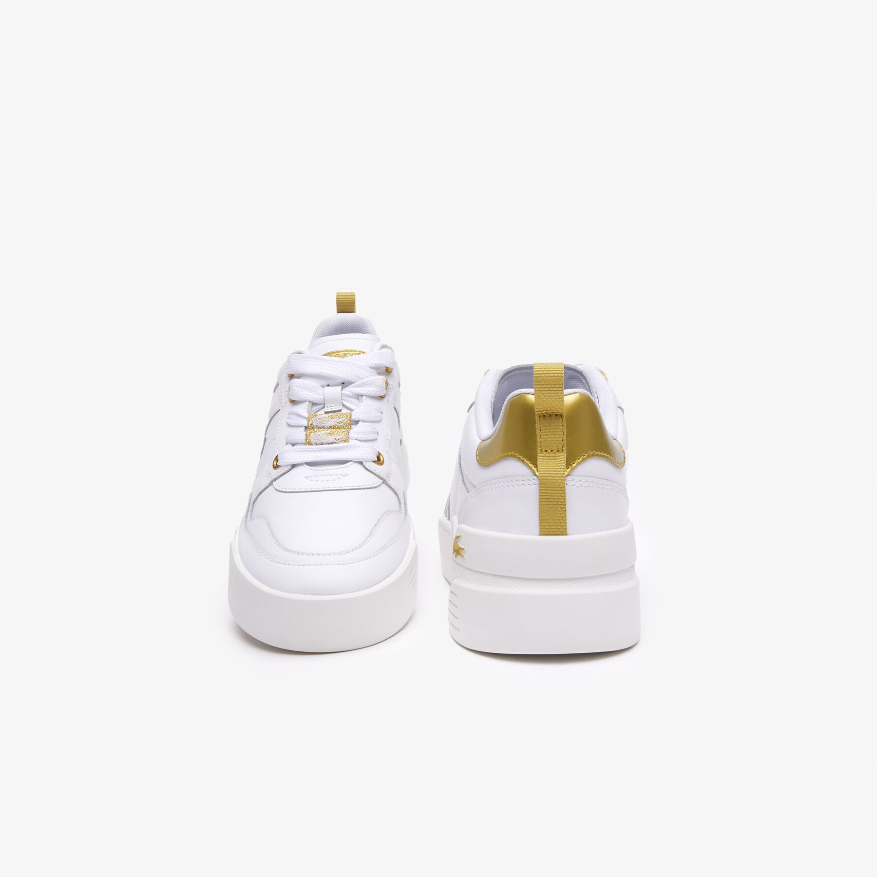 women s lacoste l002 leather trainers