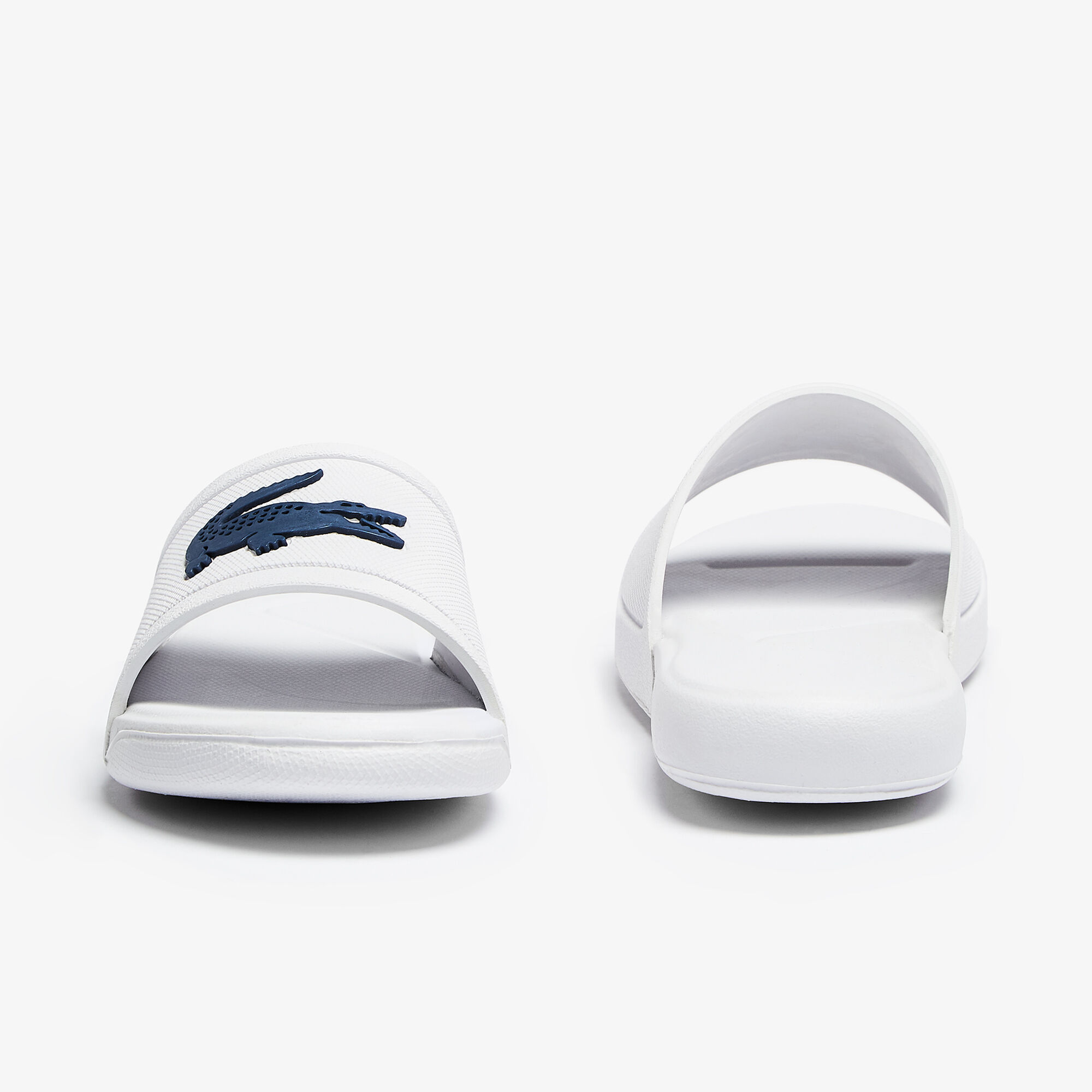 Children's lacoste sliders deals